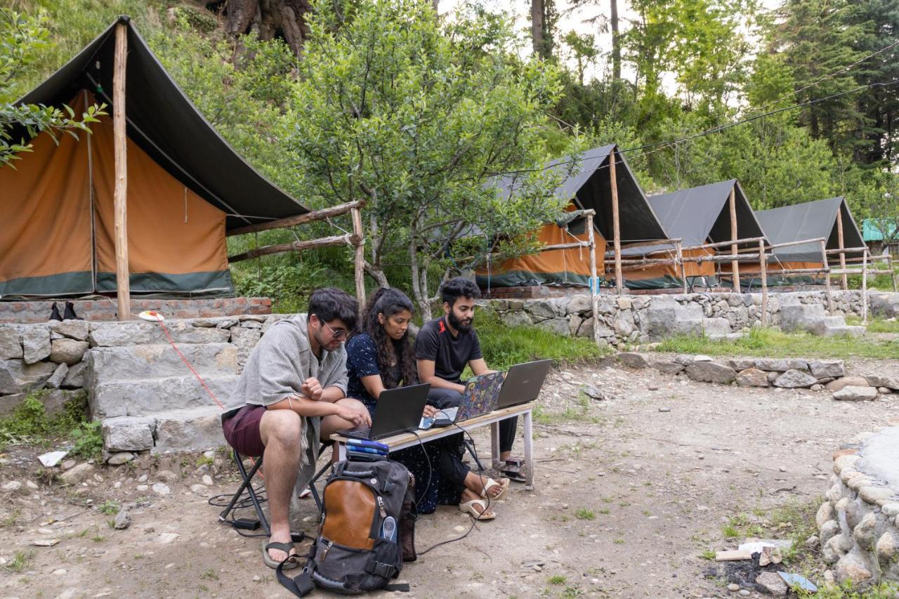 Himtrek Riverside Camps & Hostel Manali Kültér fotó